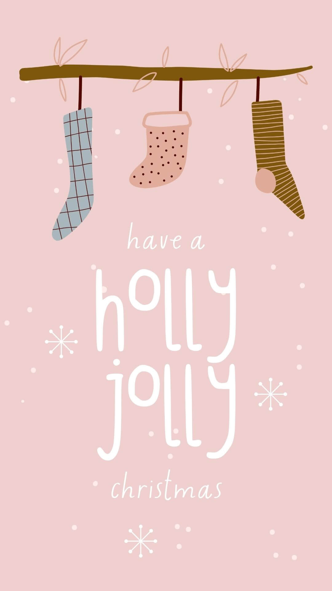 christmas socks phone wallpaper