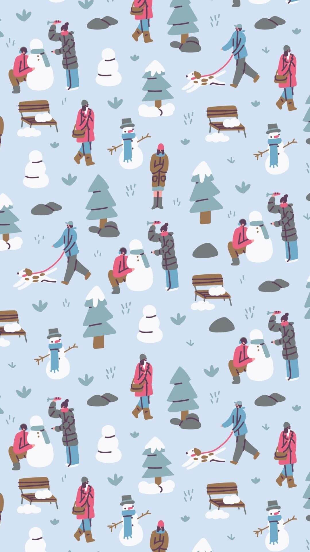 christmas wallpaper winter activities