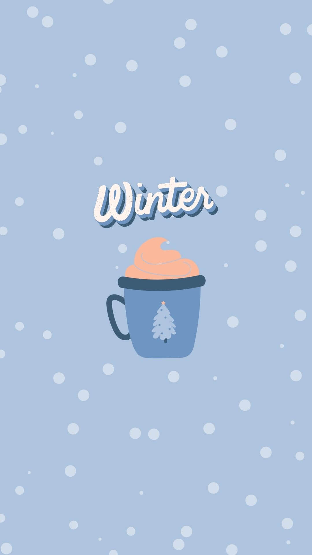 winter hot chocolate christmas wallpaper