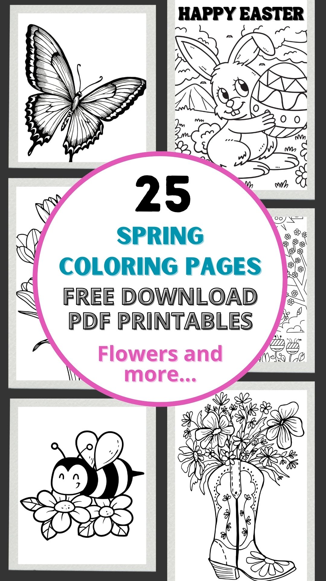 25 Spring coloring pages